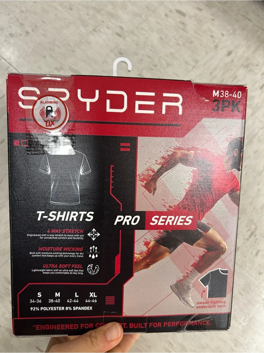 Spyder Pro Series Men’s Active T-Shirts 3-Pack